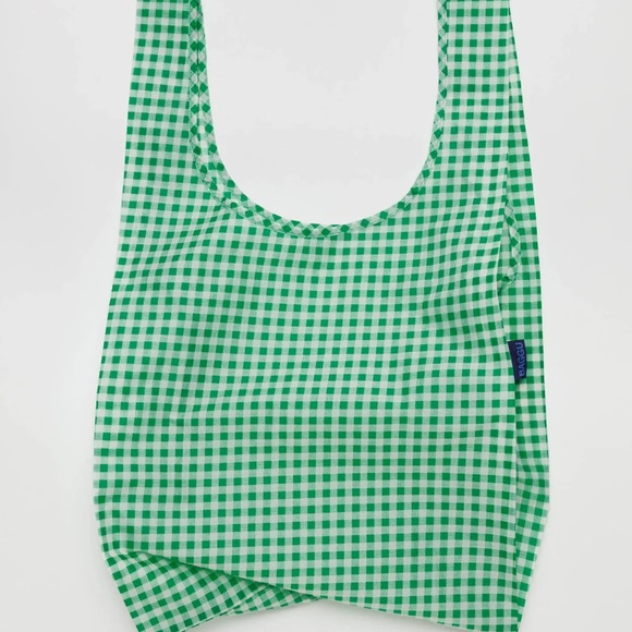 BAGGU Standard Reusable - Green Gingham - Picture 3 of 3